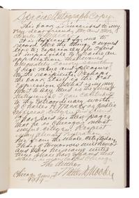[Chicago]. [Wacker, Charles H. (1856-1929)]. An extensive archive including personally owned items and letters received by Chicago businessman and philanthropist Charles H. Wacker.