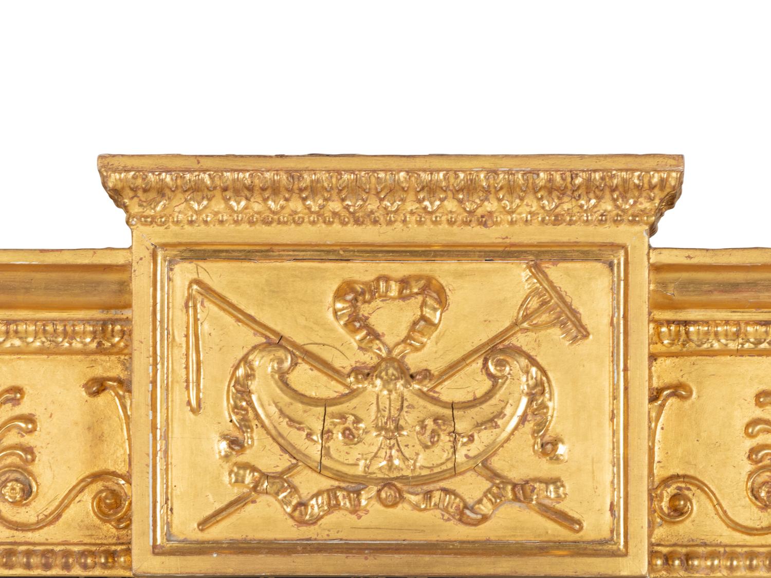 An Adam Style Giltwood Mirror