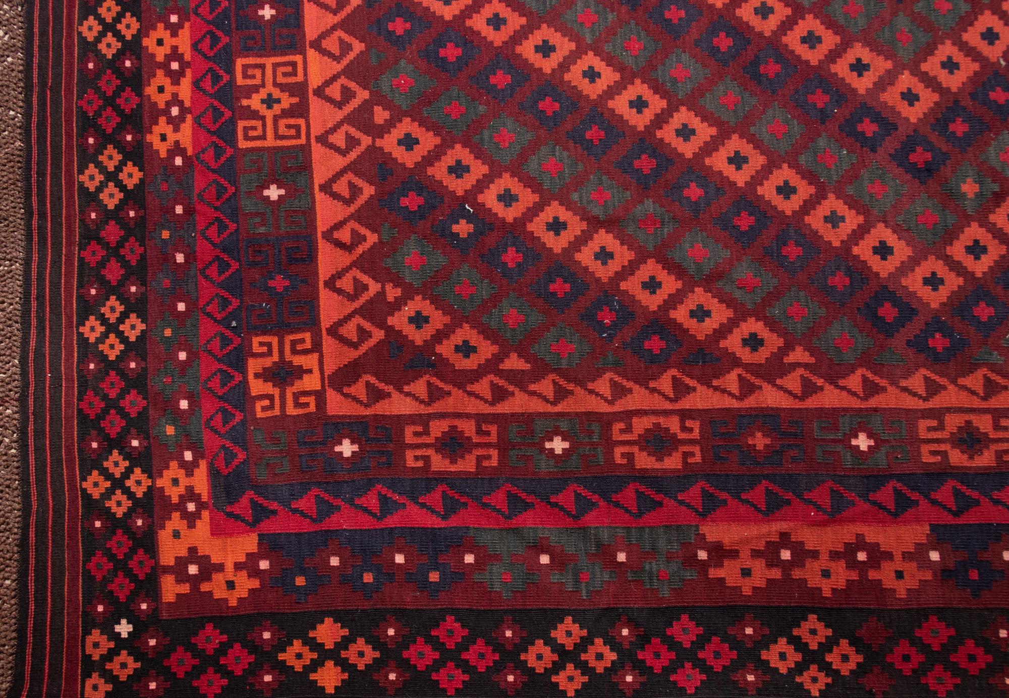 An Afghan Kilim Wool Rug