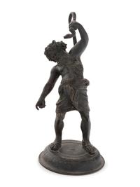 A Grand Tour Bronze Figure of Silenus