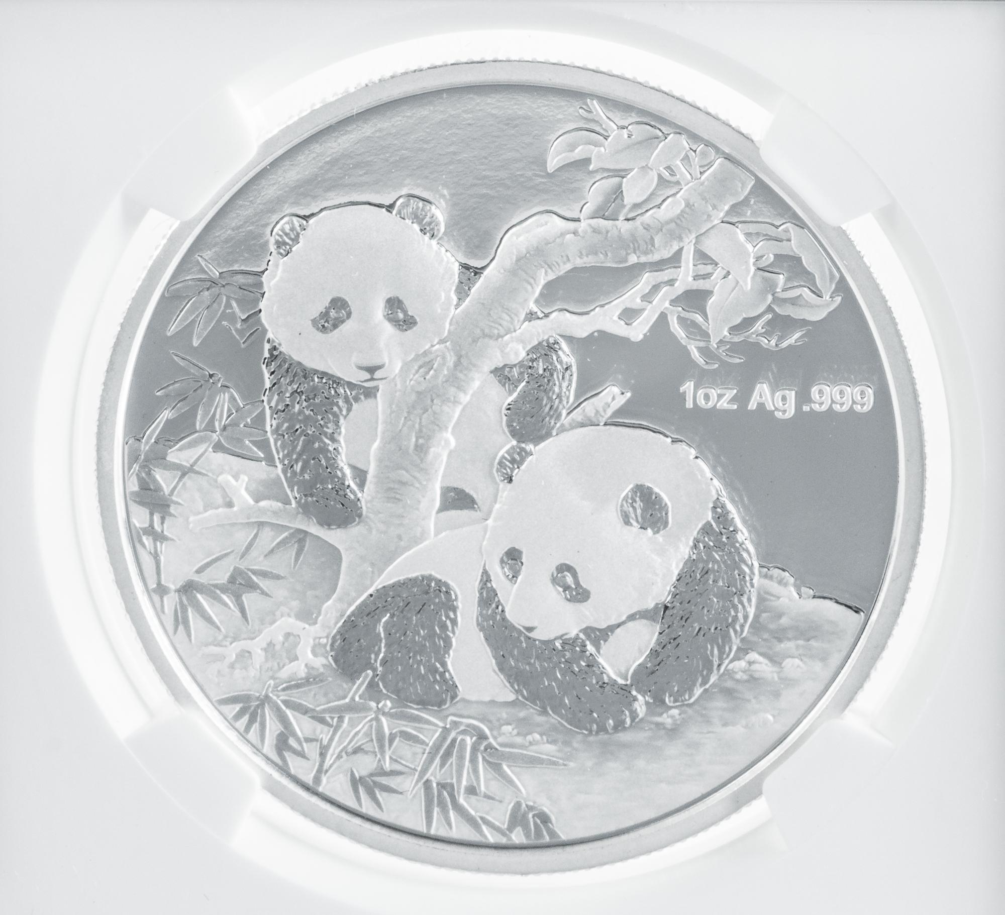 A China 2013 Panda Commemorative 1 Oz. Silver Proof