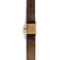 CARTIER, 18K YELLOW GOLD 'TANK' WATCH