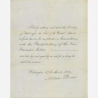 [Presidential] Van Buren, Martin, and John Tyler and Millard Fillmore Group of 3 Signed Documents