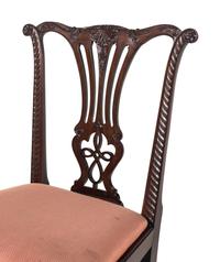 A Set of Four George III Style Mahogany Dining Chairs