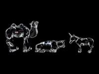 A Baccarat Fourteen-Piece Nativity Set