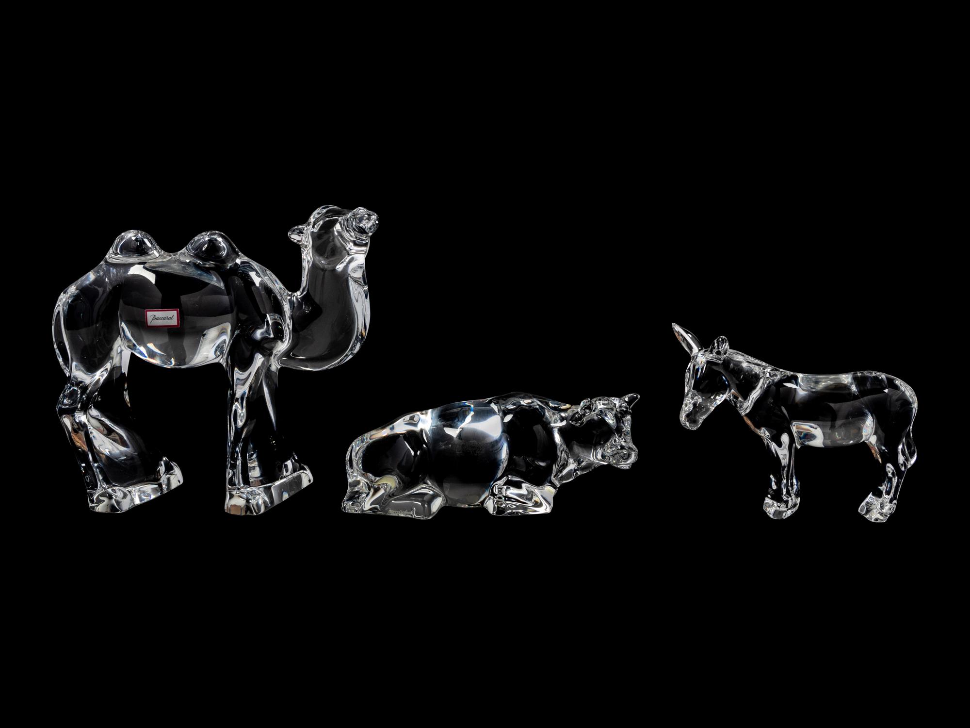 A Baccarat Fourteen-Piece Nativity Set