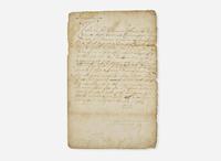 [Philadelphia & Pennsylvania] Markham, William: Autograph Document, signed