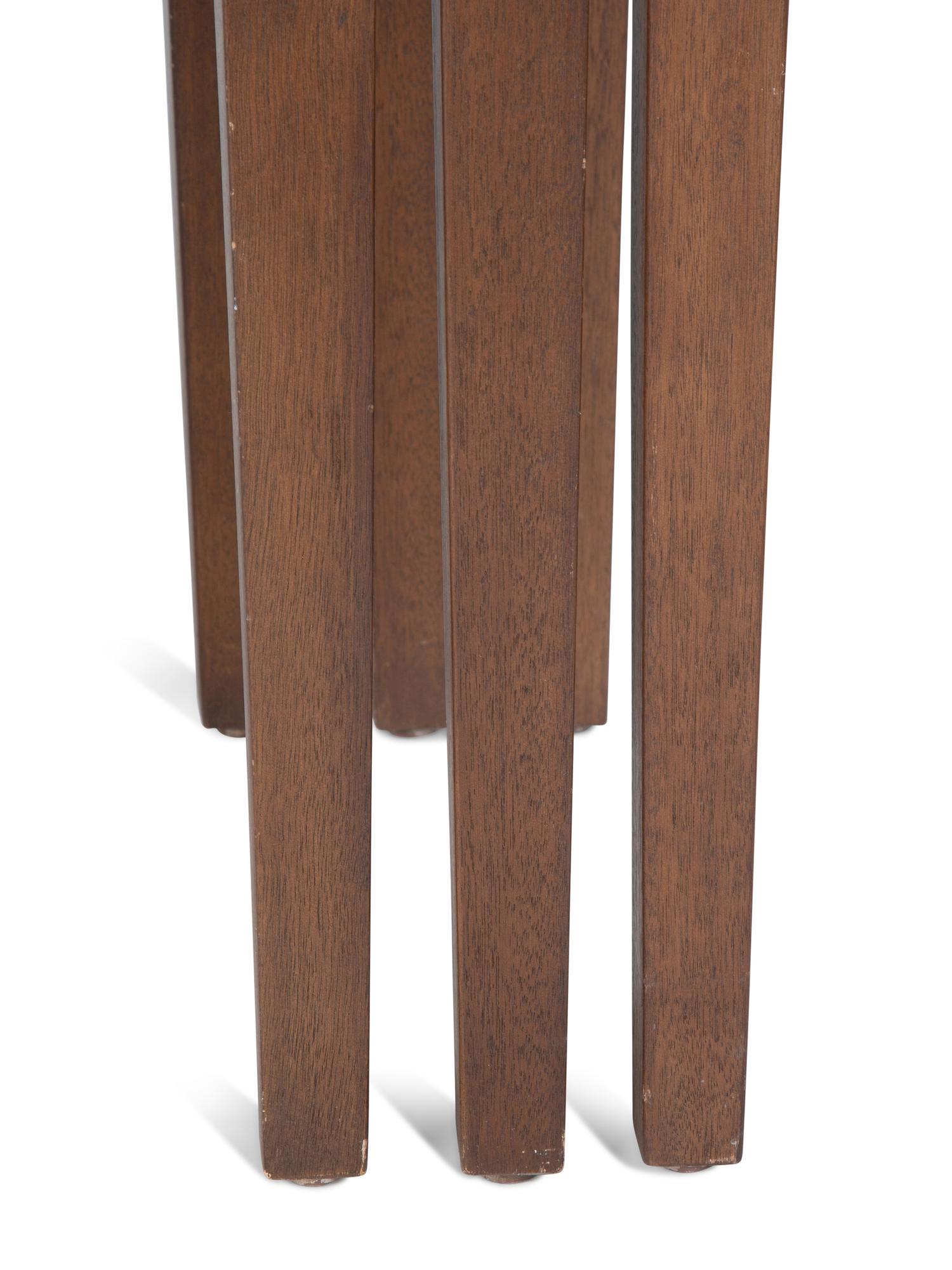 A Nest of Three Leather-Clad Occasional Tables — 20TH/21ST CENTURY