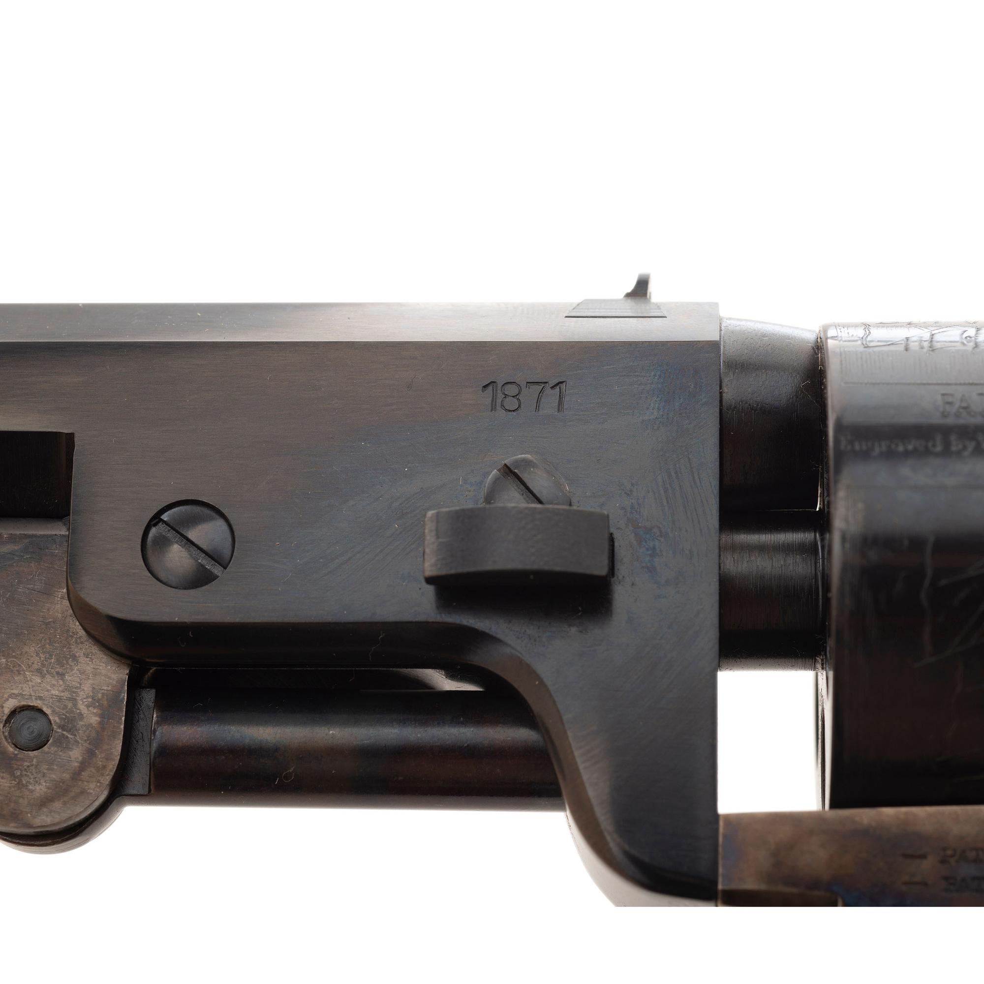 *Cimarron Imported Uberti Colt Model 1851 Richards Navy Cartridge Alteration Revolver in Factory Box