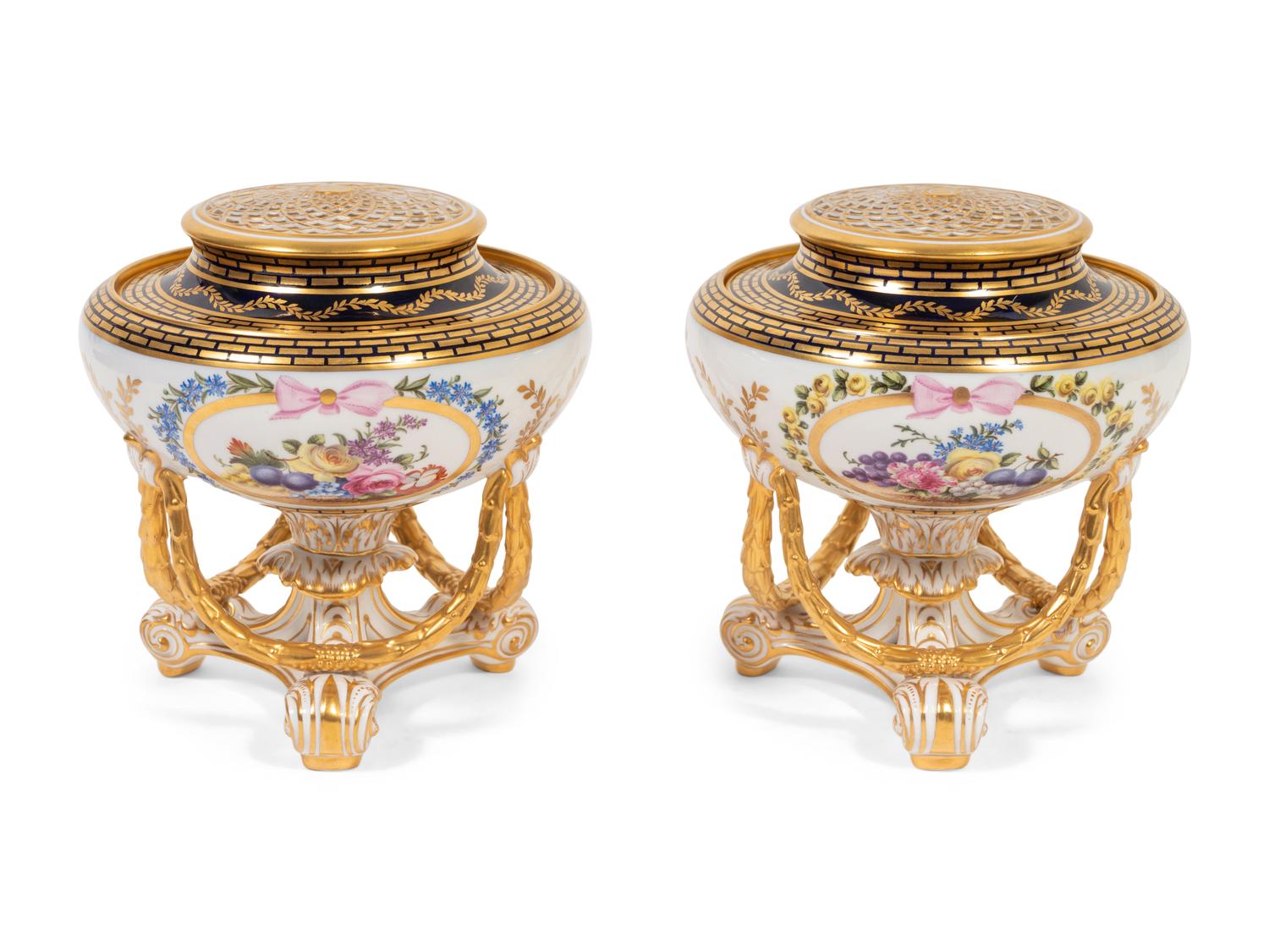 A Pair of Copeland Spode Porcelain Coolers