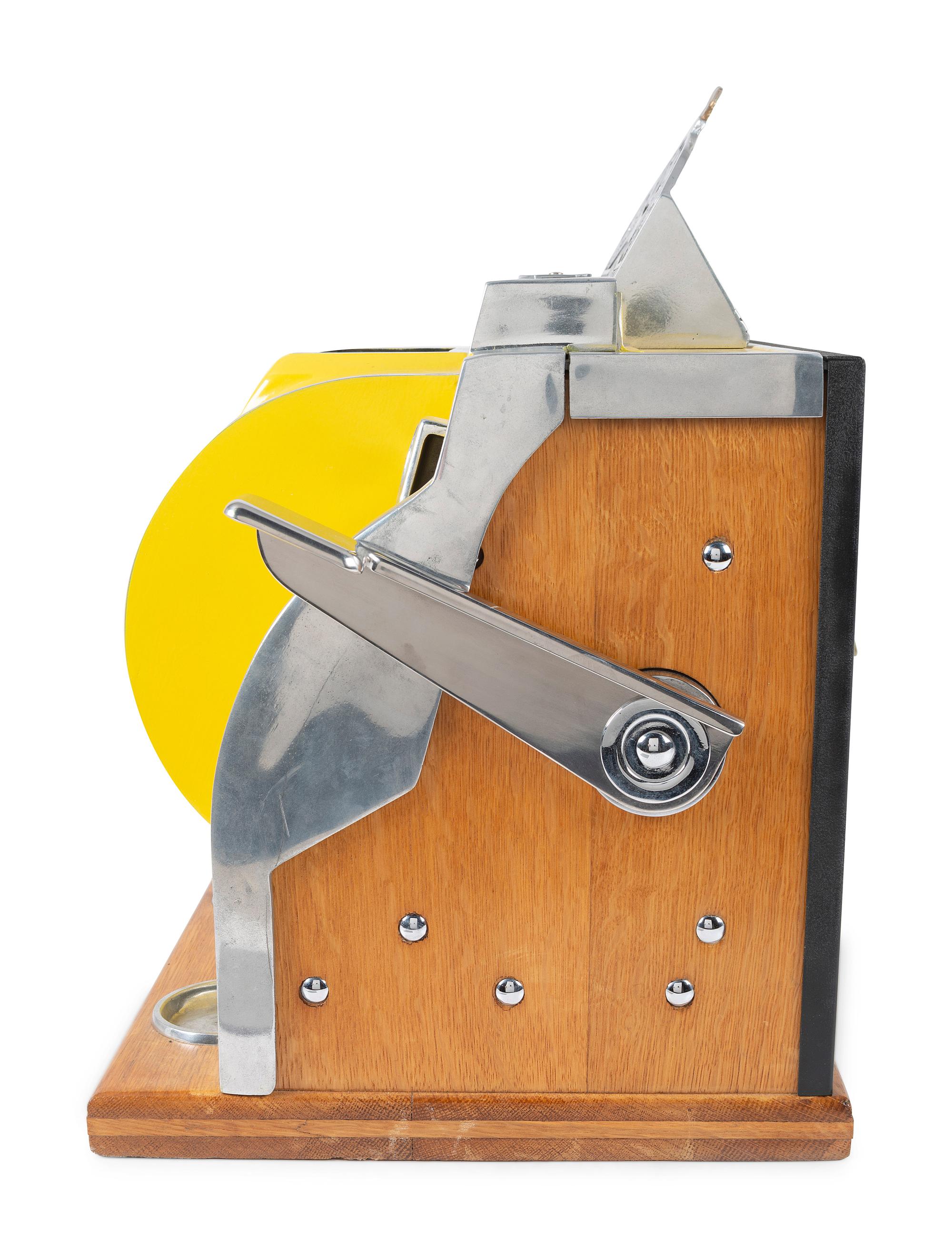 A Buckley Reliance 5-Cent Jackpot Dice Slot Machine