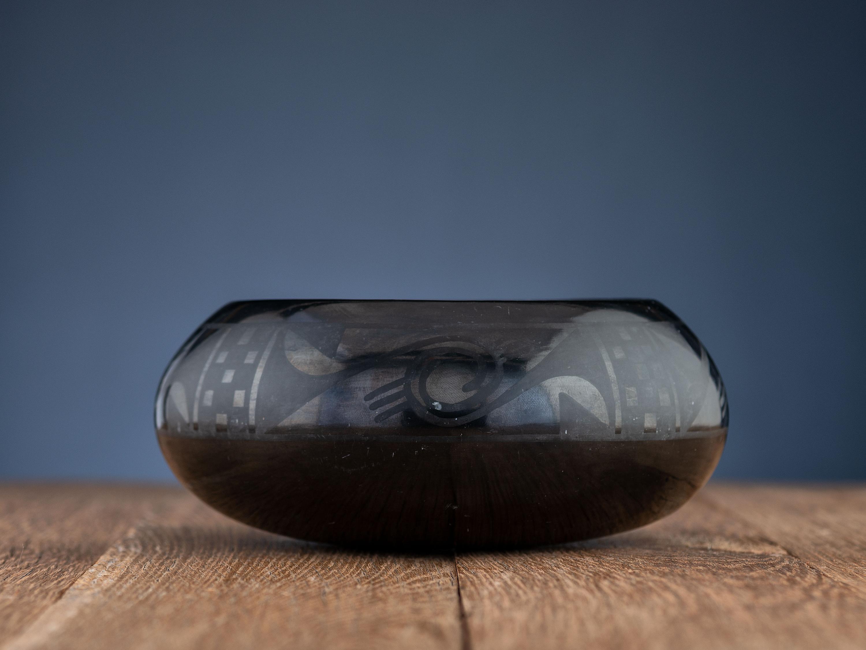 Blackware Pottery Bowl