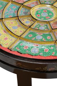 A Chinese Enamel Circular Condiment Set — 19TH CENTURY