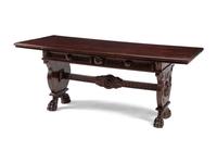 An Italian Renaissance Style Walnut Library Table