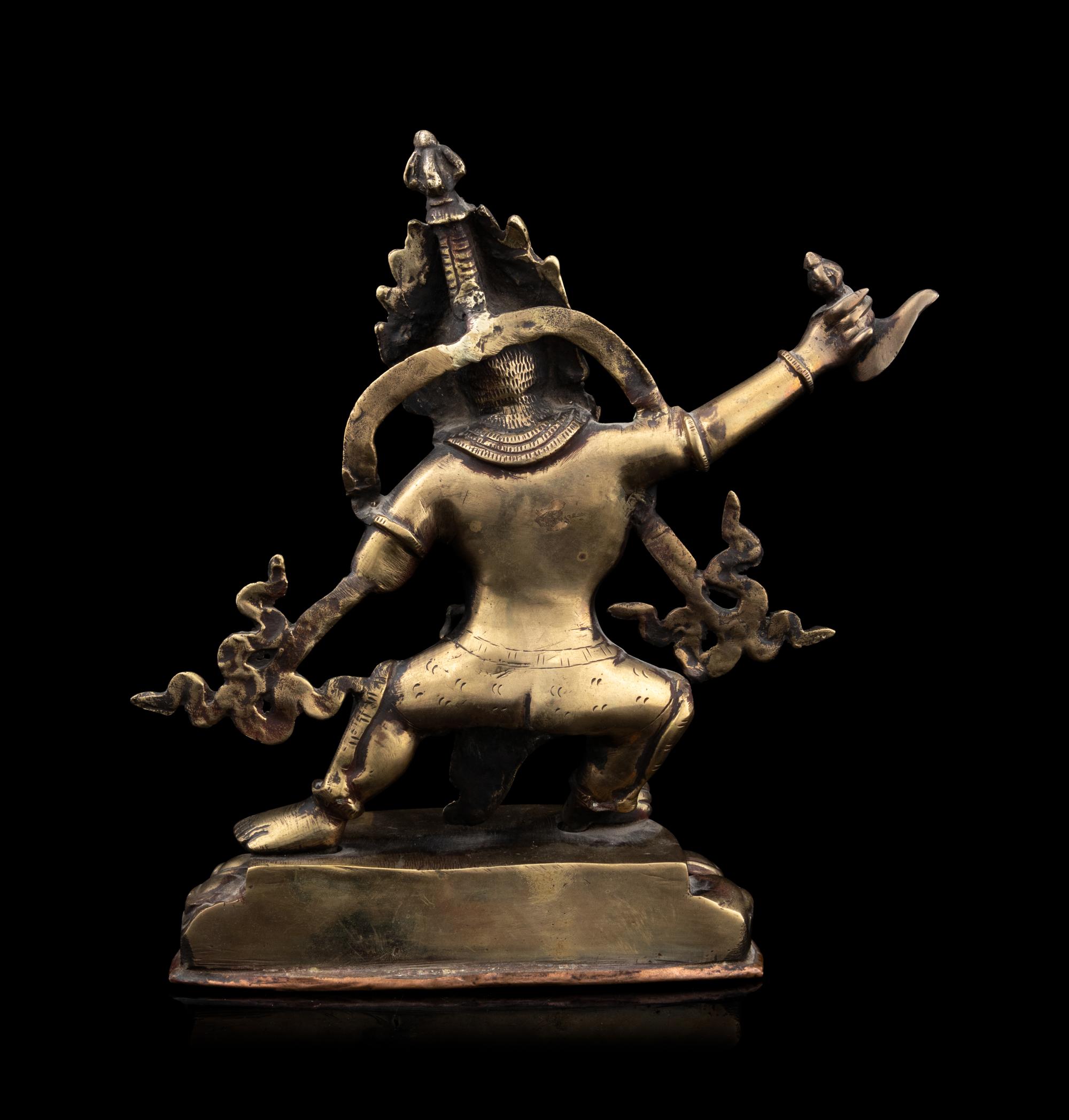 A Tibetan Gilt Copper Figure of a Tara