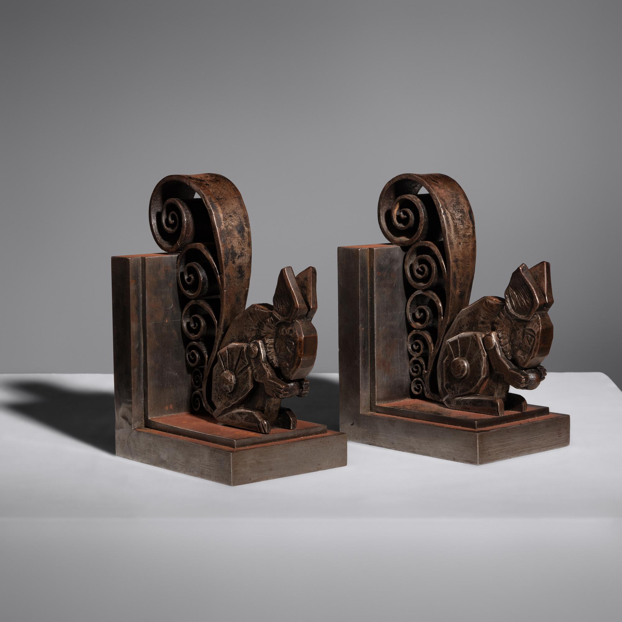 Pair of Squirrel Bookends