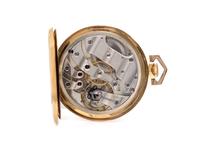 LONGINES, 18K YELLOW GOLD OPEN FACE POCKET WATCH