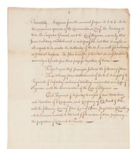 [CONTINENTAL CONGRESS] -- [HAMILTON, Alexander (1755-1804)]. [HOLTEN, Dr. Samuel (1738-1816).] Dr. Samuel Holten's personal copy of the Report of a Committee to the Continental Congress on a Military Peace Establishment, [1783].