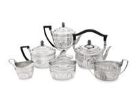 A George III Silver Four-Piece Tea and Coffee Service