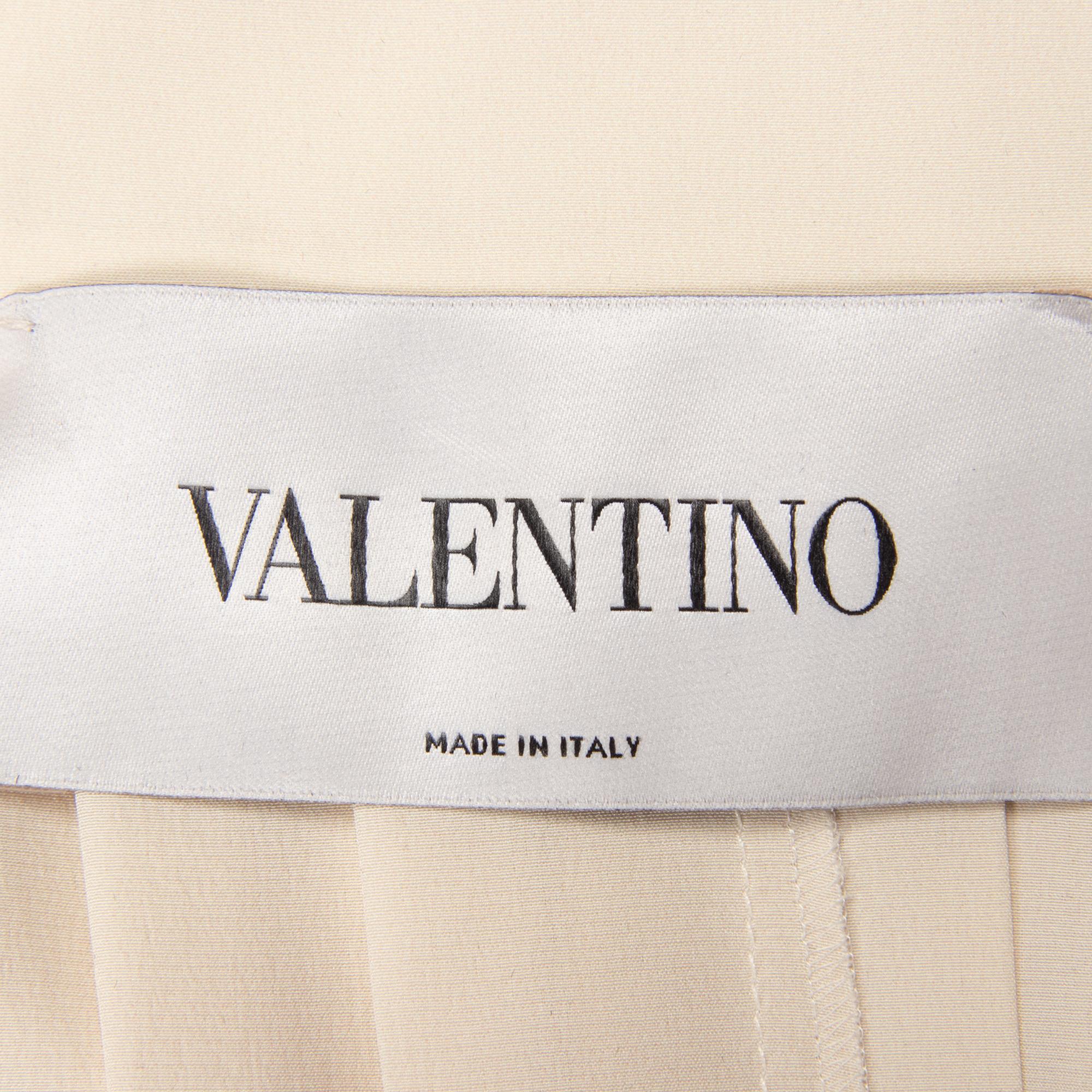 VALENTINO, PRINTED SILK TRENCH COATDRESS