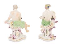 A Pair of Austrian Porcelain Figures