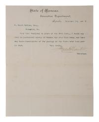 [AUTOGRAPHS]. Notable figures from the late 19th and early 20th-centuries.