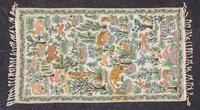 Two Woven Rugs Dimensions of larger 59 inches x 34 inches. — 20TH CENTURY