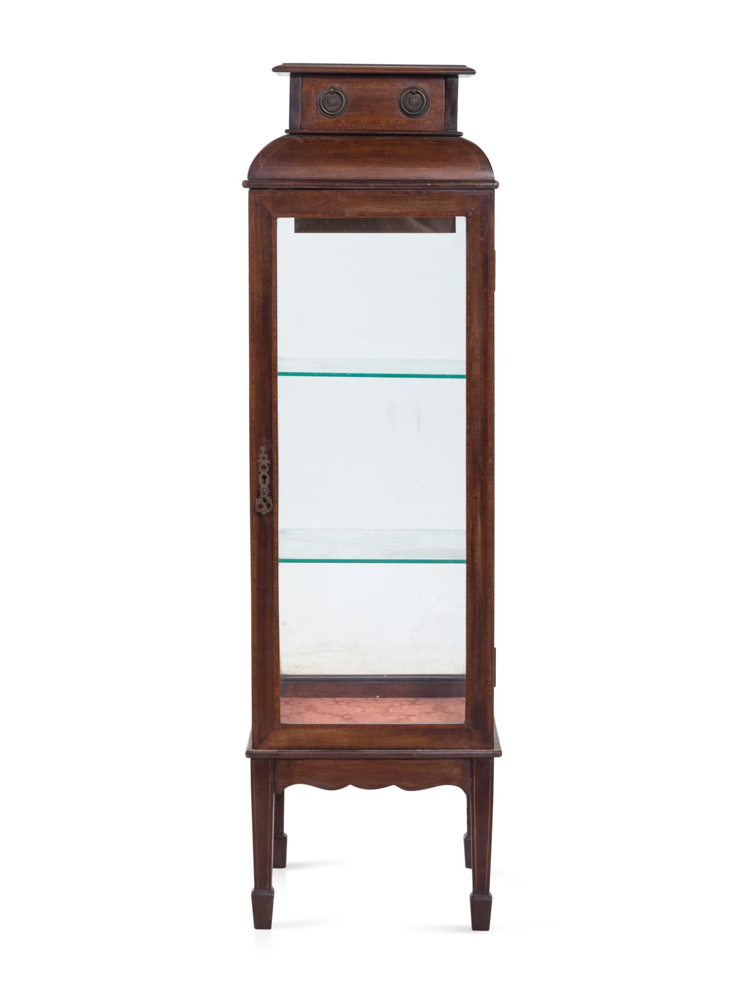 A George III Style Mahogany Vitrine