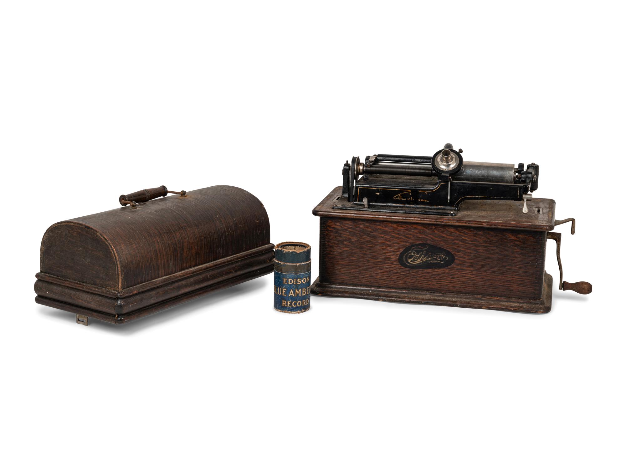 An Edison Home Cylinder Phonograph