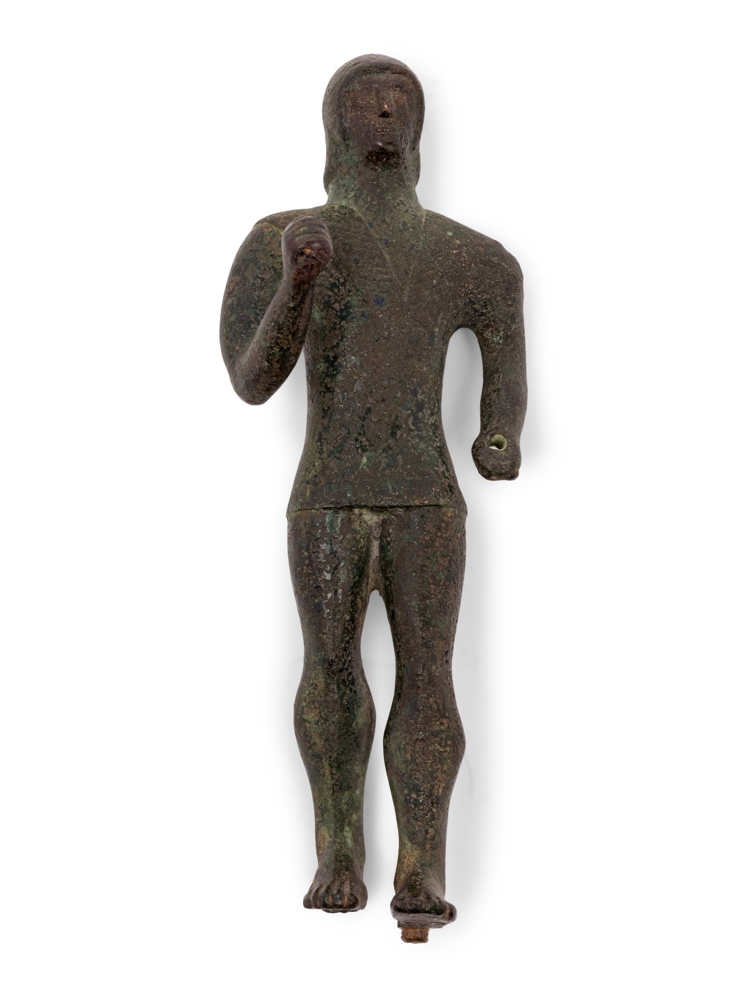 A Continental Bronze Figure in the Estruscan Style