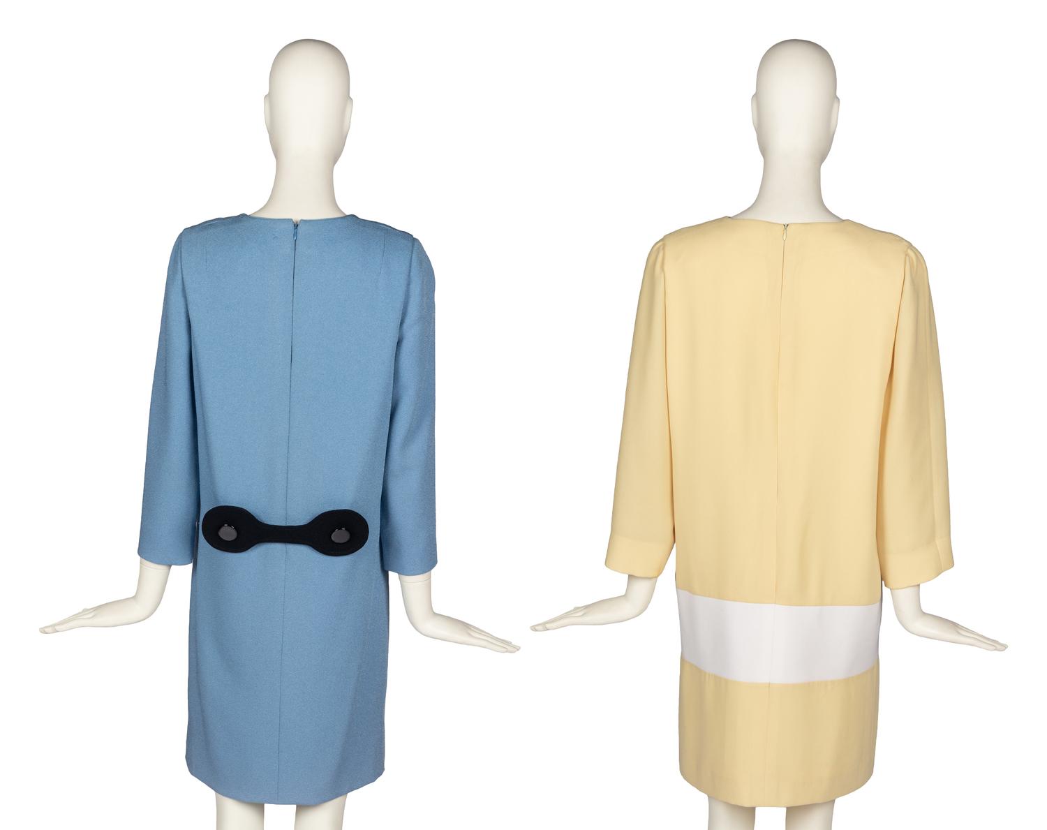 Two Pierre Cardin Haute Couture Dresses