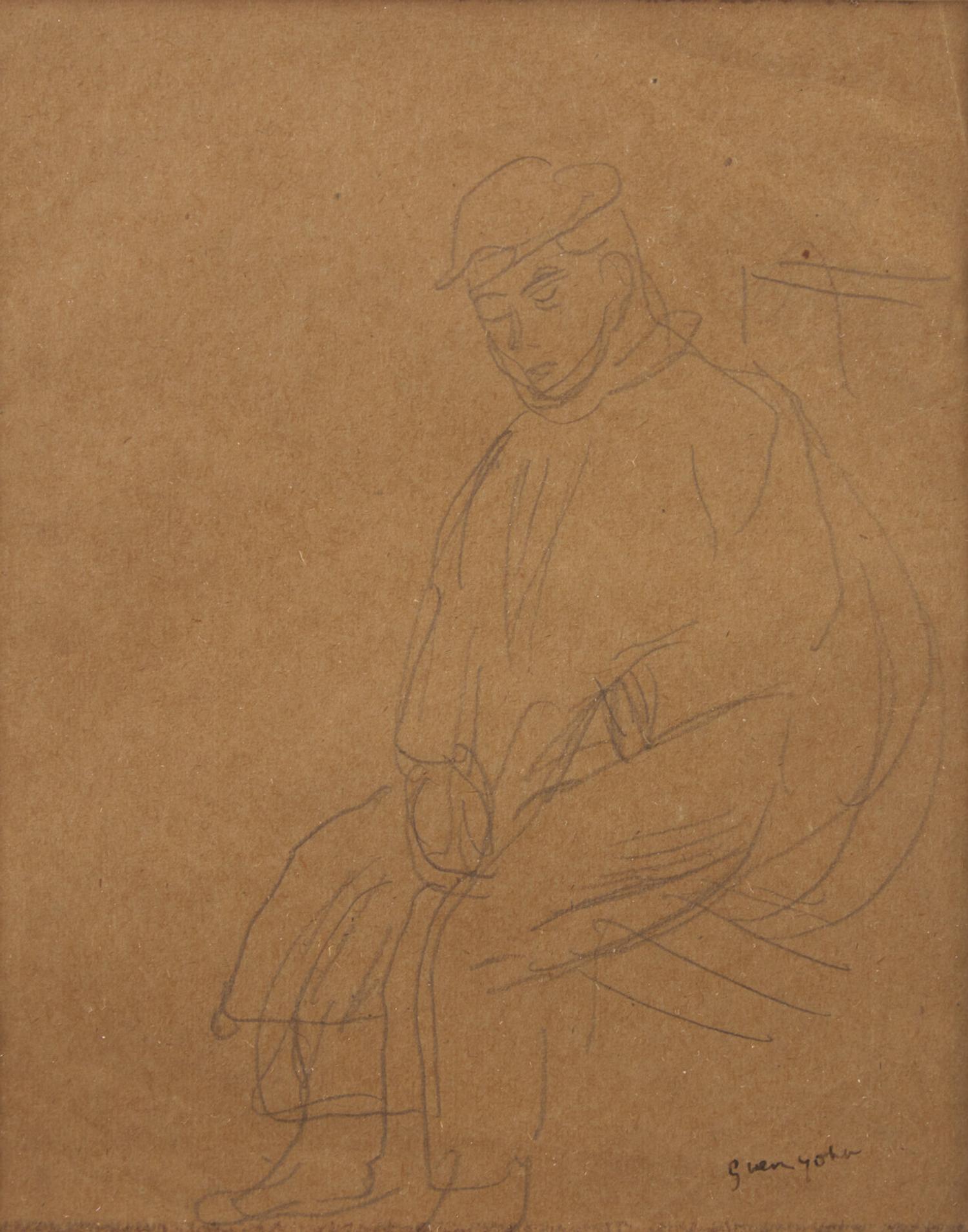 Gwen John (British, 1876–1939) — Portrait Study (with sketch verso)