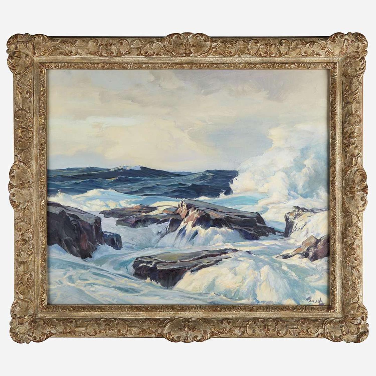 Frederick Judd Waugh (American, 1861–1940) Crashing Waves