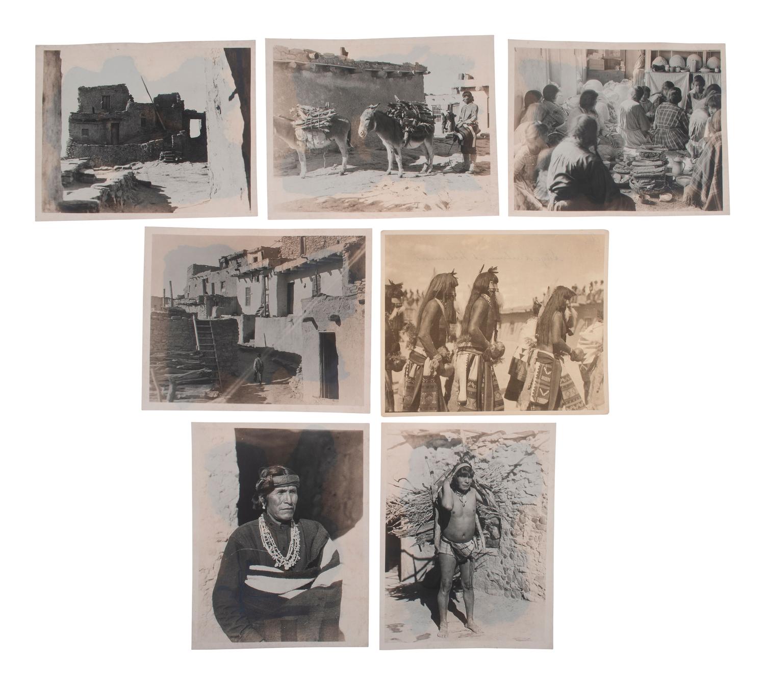 [NATIVE AMERICANS]. 125 photographs of Southwestern scenery, dwellings, and Native Americans.