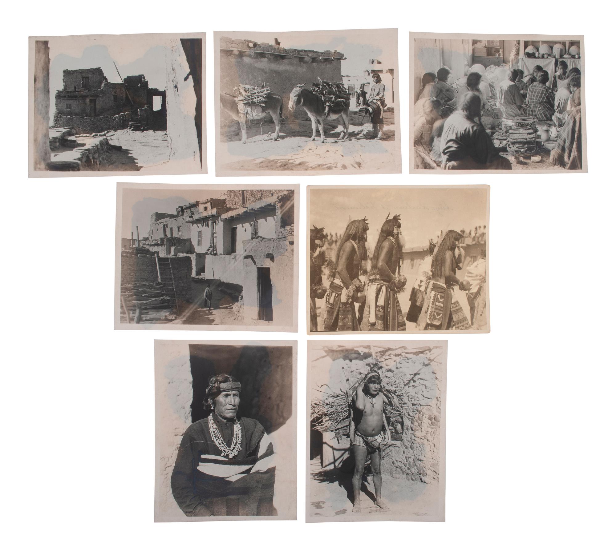 [NATIVE AMERICANS]. 125 photographs of Southwestern scenery, dwellings, and Native Americans.