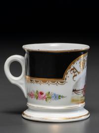 A Fireman's Porcelain Occupational Shaving Mug