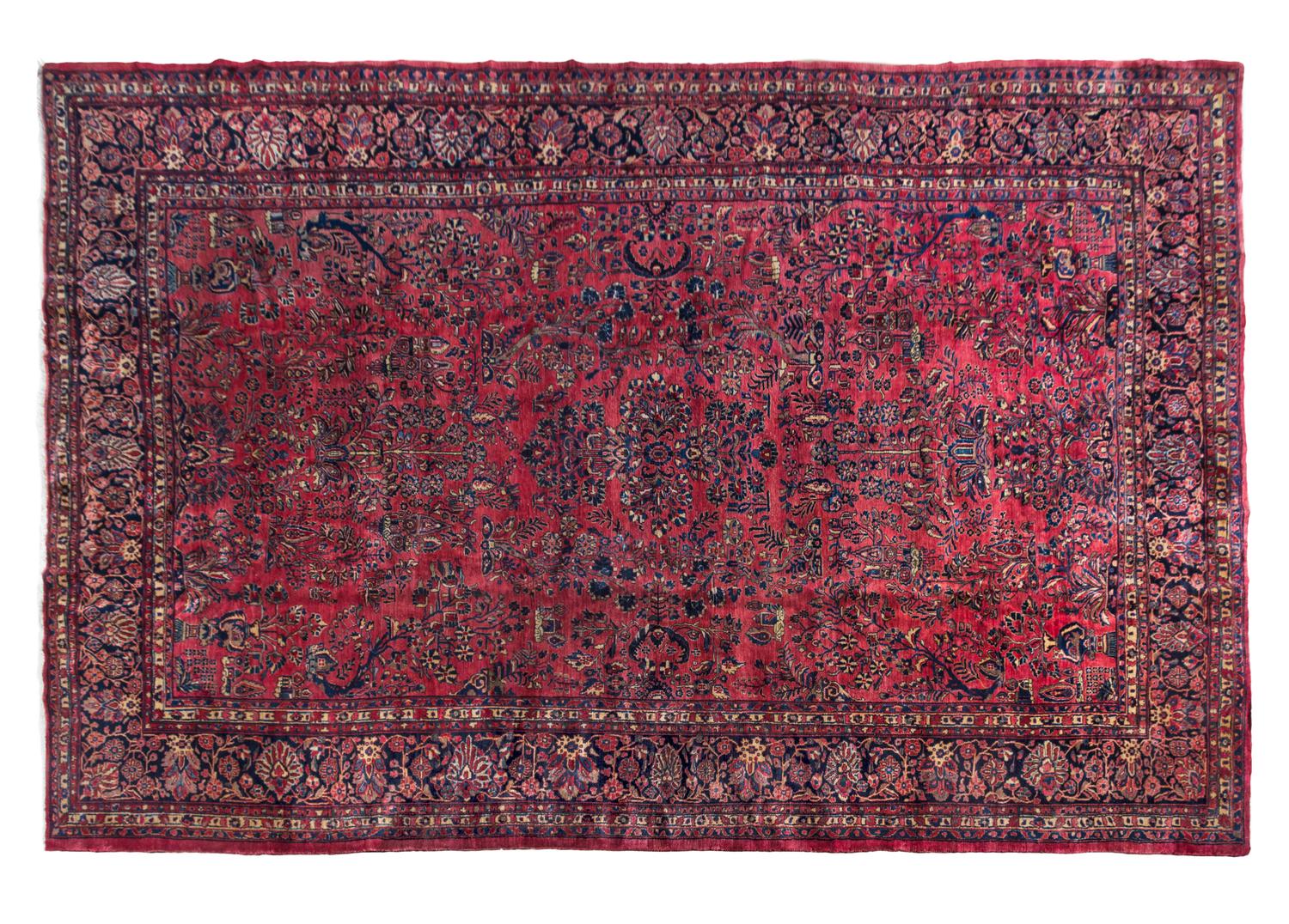 A Sarouk Wool Rug