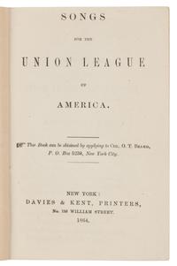 [PRO & ANTI-LINCOLN CAMPAIGN]. A group of 10 pamphlets, comprising: