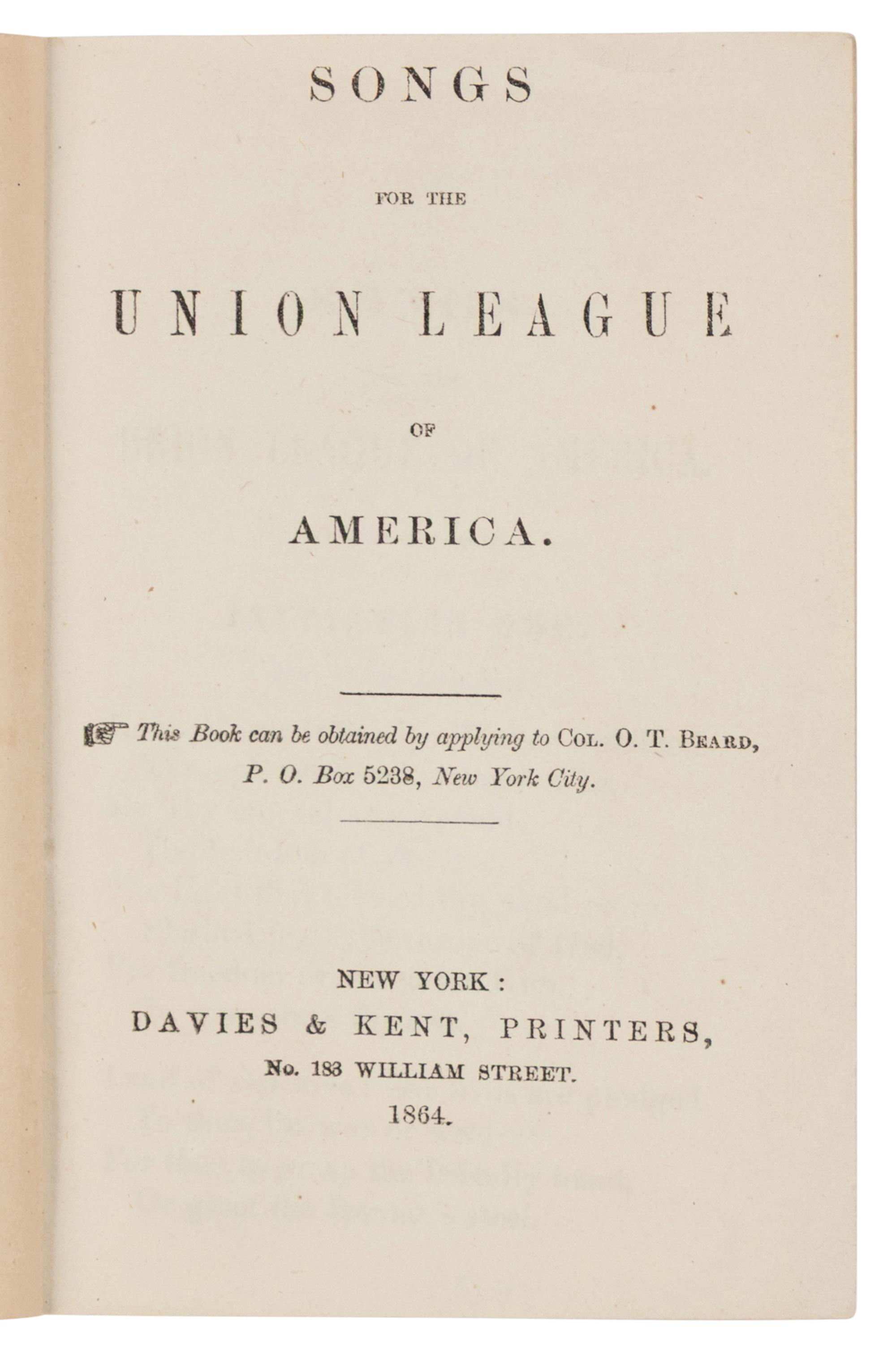 [PRO & ANTI-LINCOLN CAMPAIGN]. A group of 10 pamphlets, comprising: