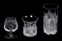 An Austrian Cut Glass Stemware Service