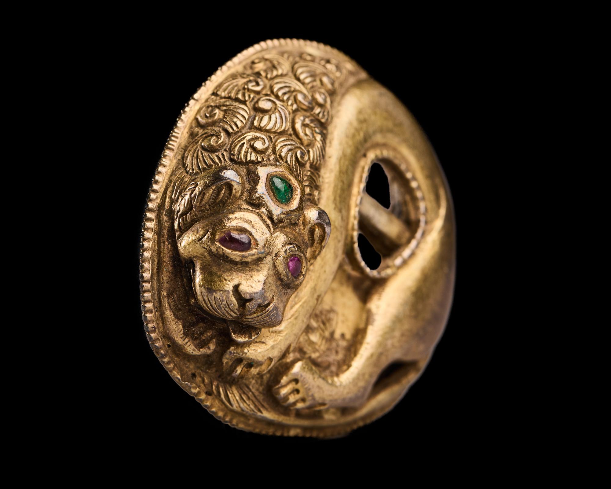 A Scytho-Siberian Gold Buckle in the Form of a Lion