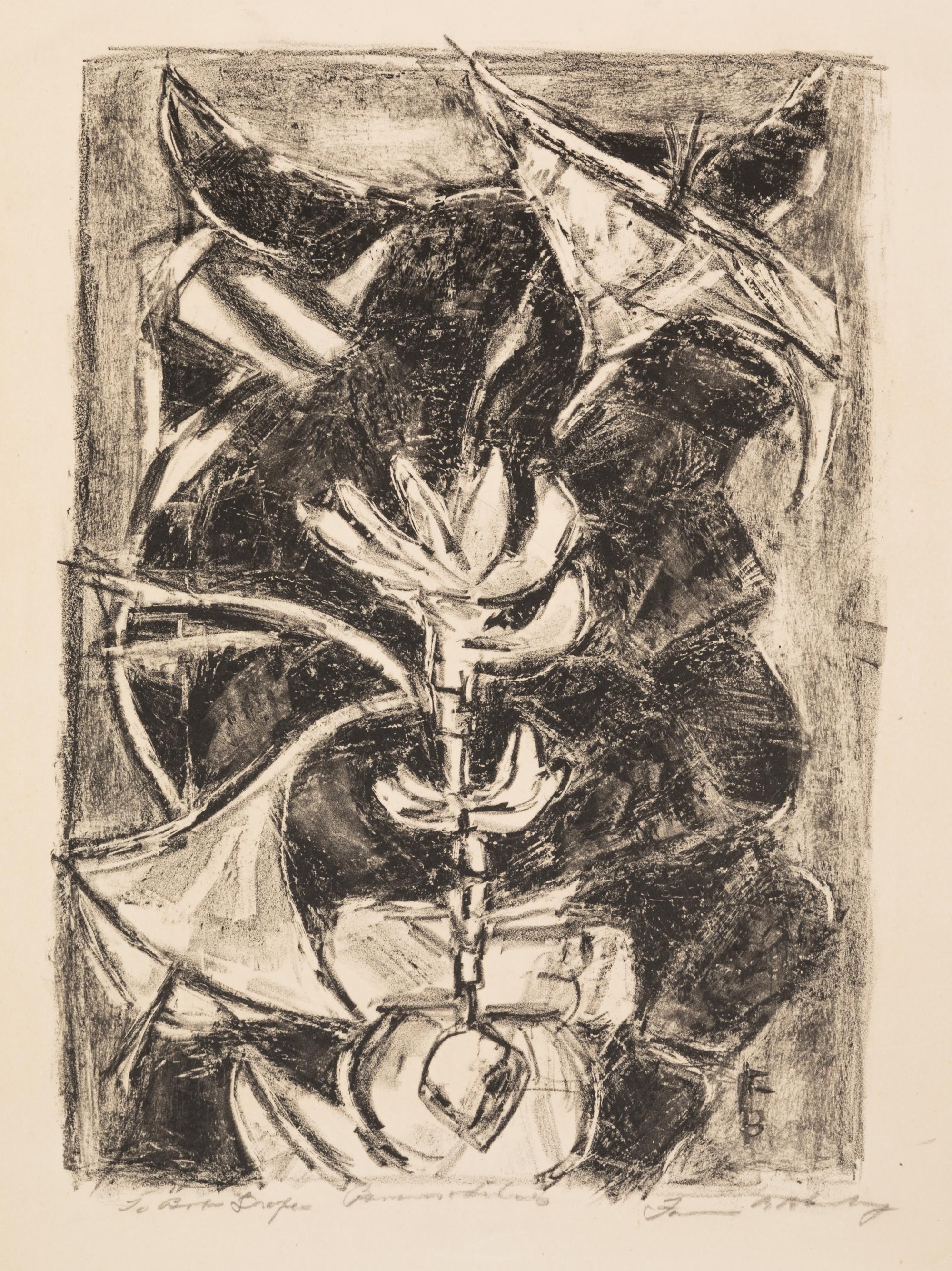 Yuli Blumberg, (Lithuanian-American, 1894-1964), Banana Lilies and Sun Flowers, 1930