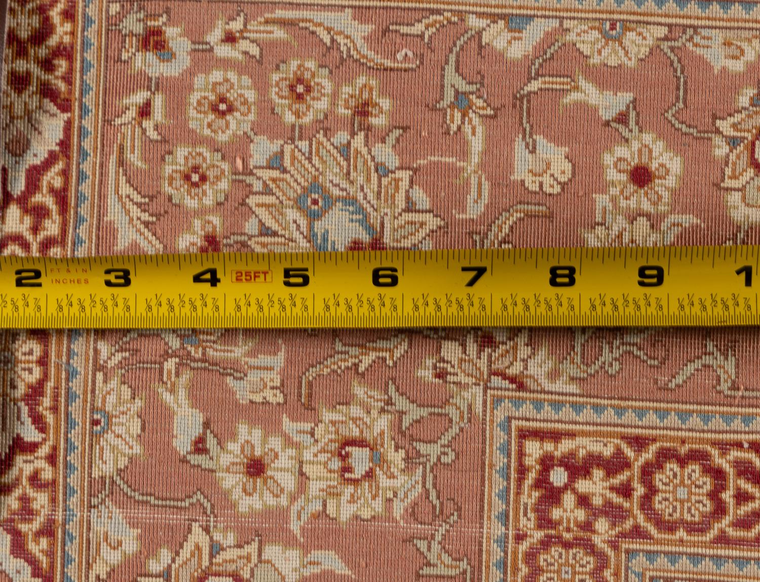 A Nain Silk Rug