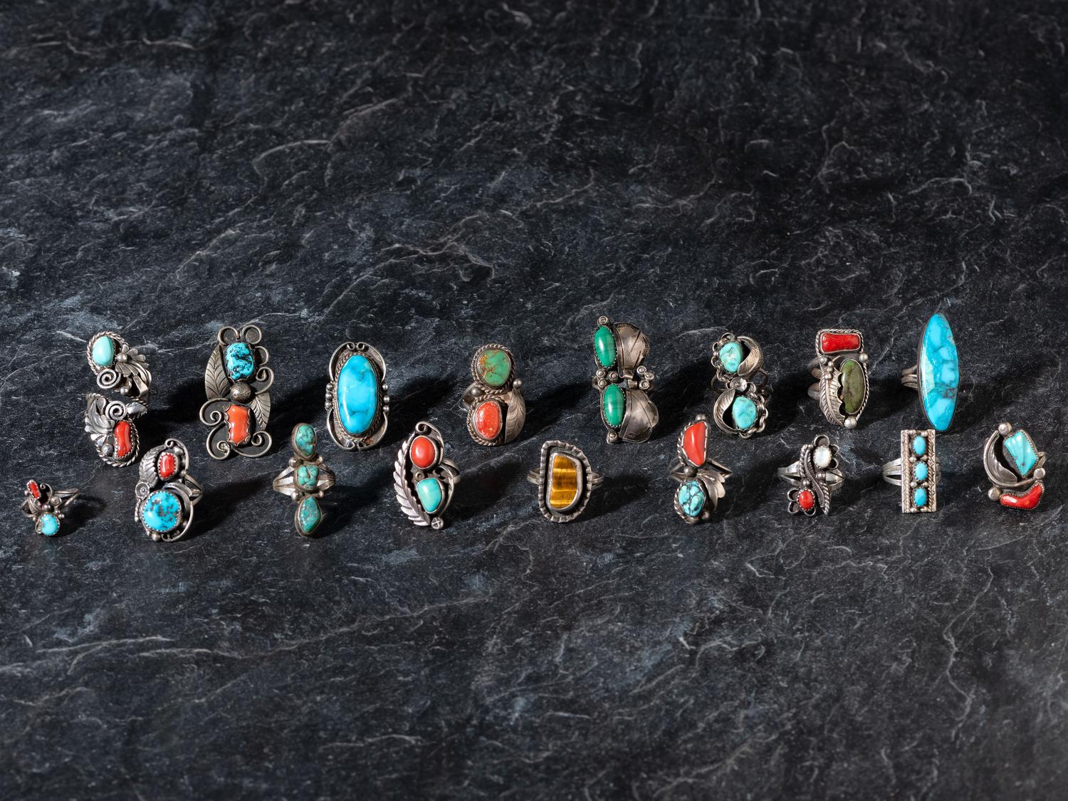 Navajo and Southwestern-style Rings