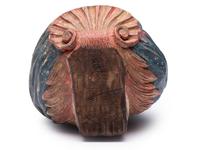 An American Carved and Painted Pine Nautical Figurehead