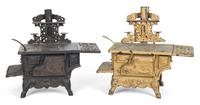 A Collection of Twelve Salesman Sample Stoves Height of average stove 8 inches. — 19TH AND 20TH CENTURY