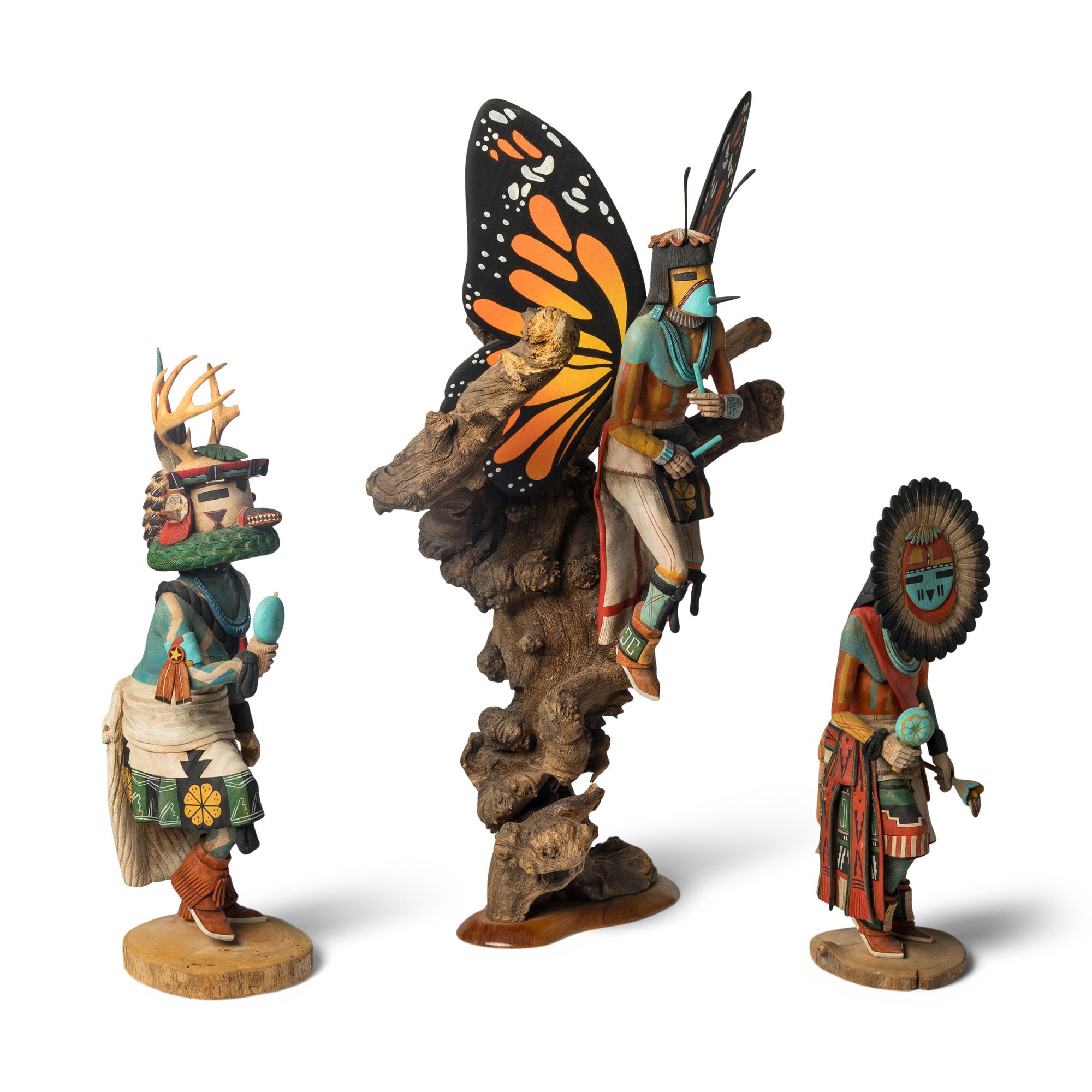 Lawrence LeAllen Acadiz (Hopi, b. 1964) — Katsinas