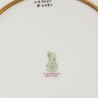 A Set of Ten Royal Doulton Gilt Decorated Porcelain Service Plates