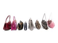 Eight Designer Handbags and Clutches: Five Judith Leiber, One Marchesa, Two Badgley Mischka