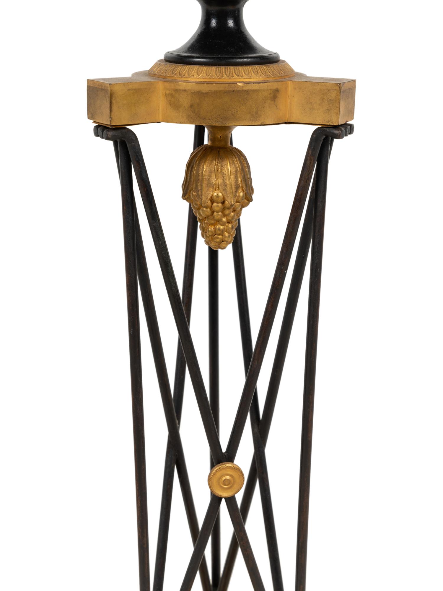 A Pair of Grand Tour Gilt and Patinated Bronze Athéniennes